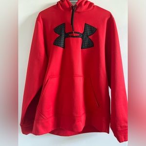 Red under Armour sweatshirt